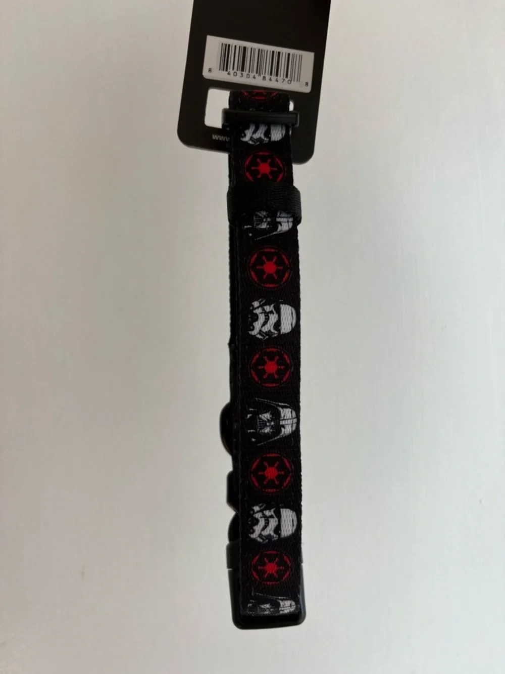 Star Wars Black & Red Adjustable Dog Collar - Branded Nylon medium